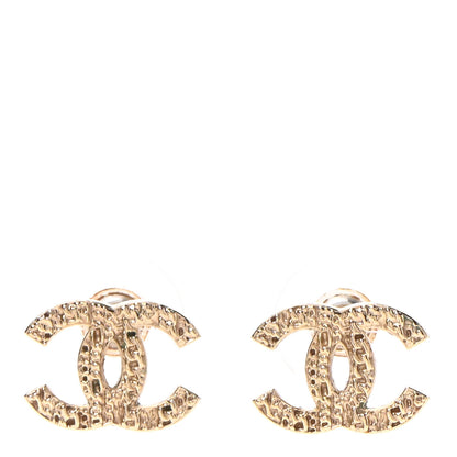 Chanel CC Chain Earrings Gold 1 of 5