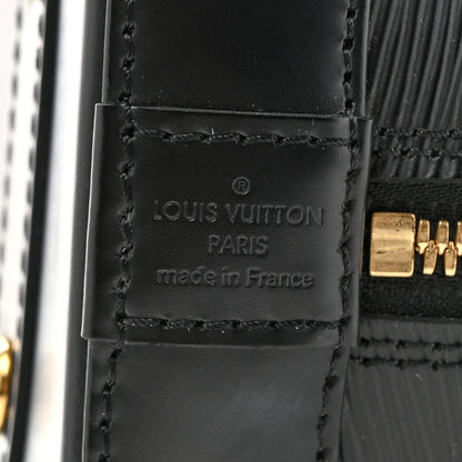 Louis Vuitton Epi Love Lock Alma BB Black 6 of 12