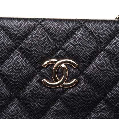 Chanel Caviar Quilted Rolled Up Tote Black 12 of 14