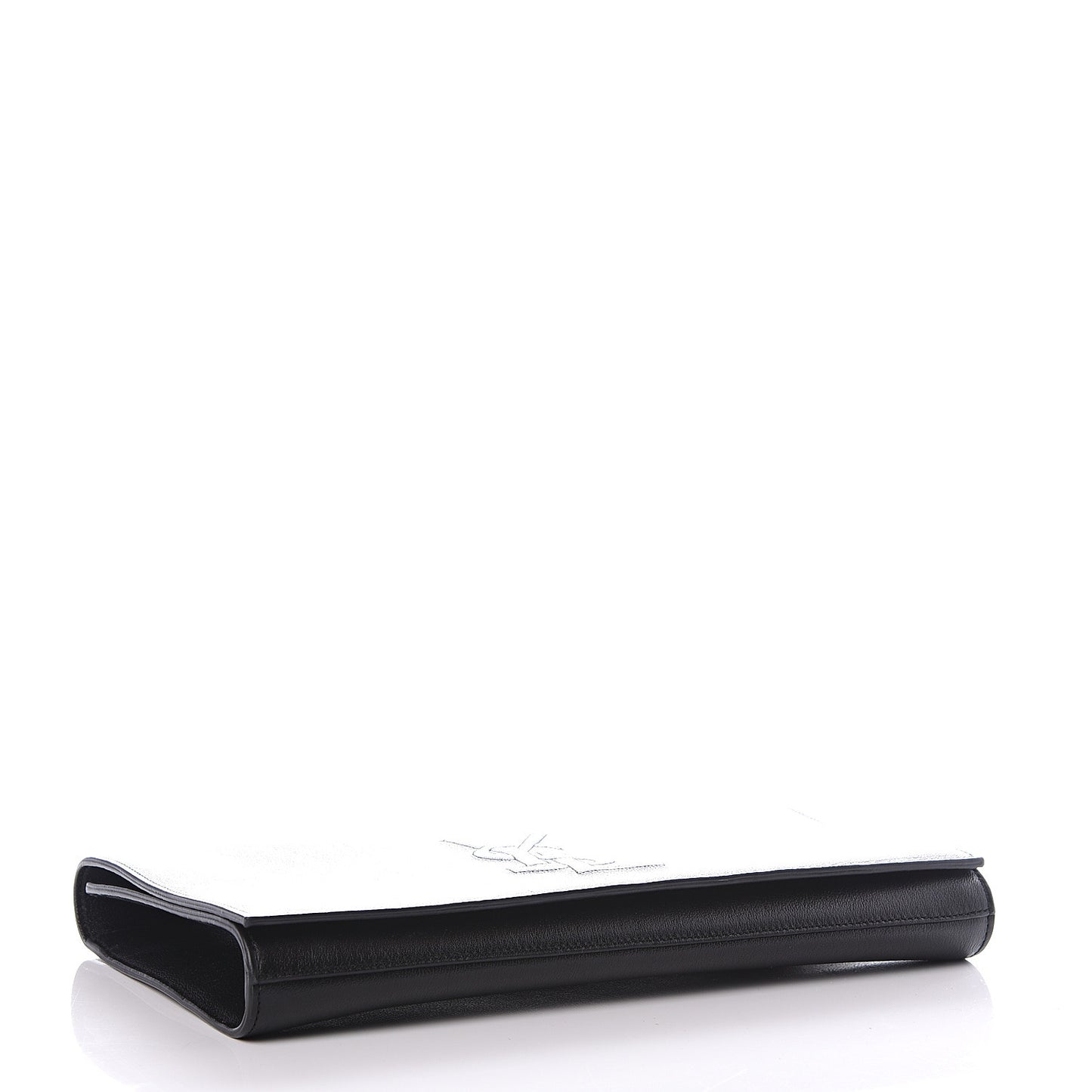 Calfskin Monogram Large Belle De Jour Clutch Black