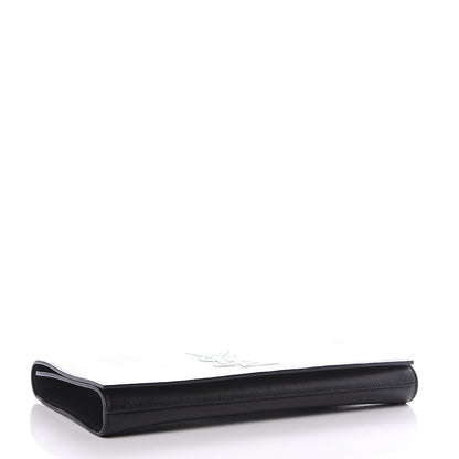 Saint Laurent Calfskin Monogram Large Belle De Jour Clutch Black 3 of 9
