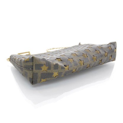 Fendi Zucca Spalmati Stars Pochette Tobacco 4 of 7