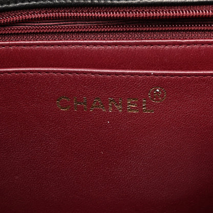 Chanel Lambskin Quilted CC Flap Shoulder Bag Black 5 of 10