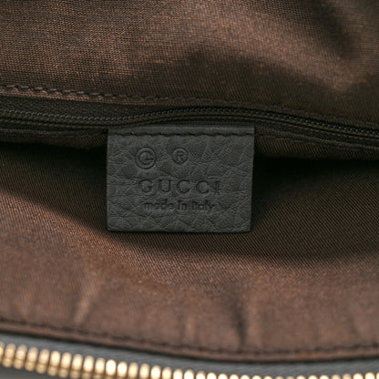 Gucci Calfskin Bamboo Top Handle Tote Grey 6 of 10