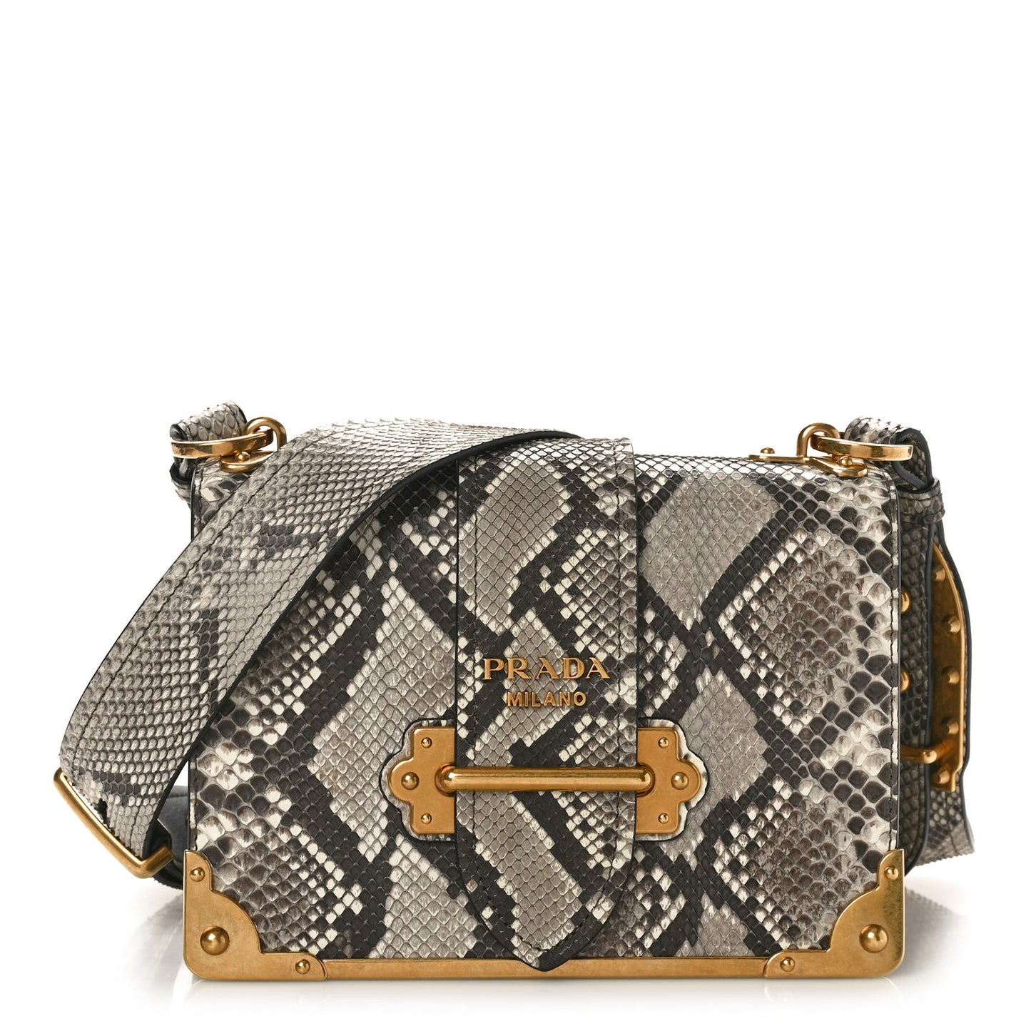 Snakeskin Cahier Bag Roccia