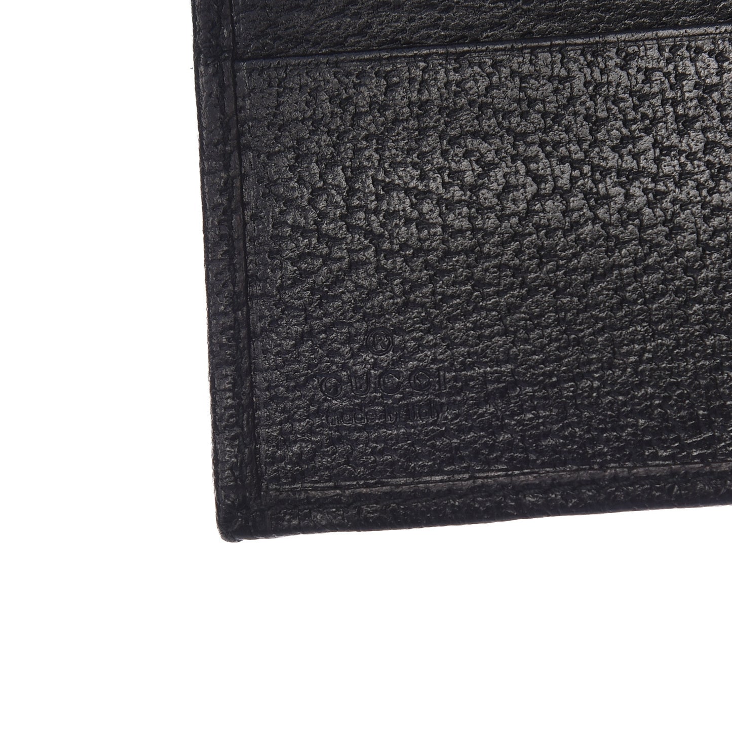 Monogram Web Band Bi-Fold Wallet Black