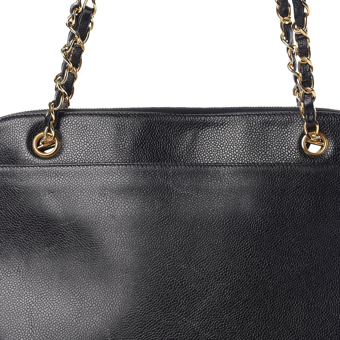 Caviar CC Shoulder Bag Black