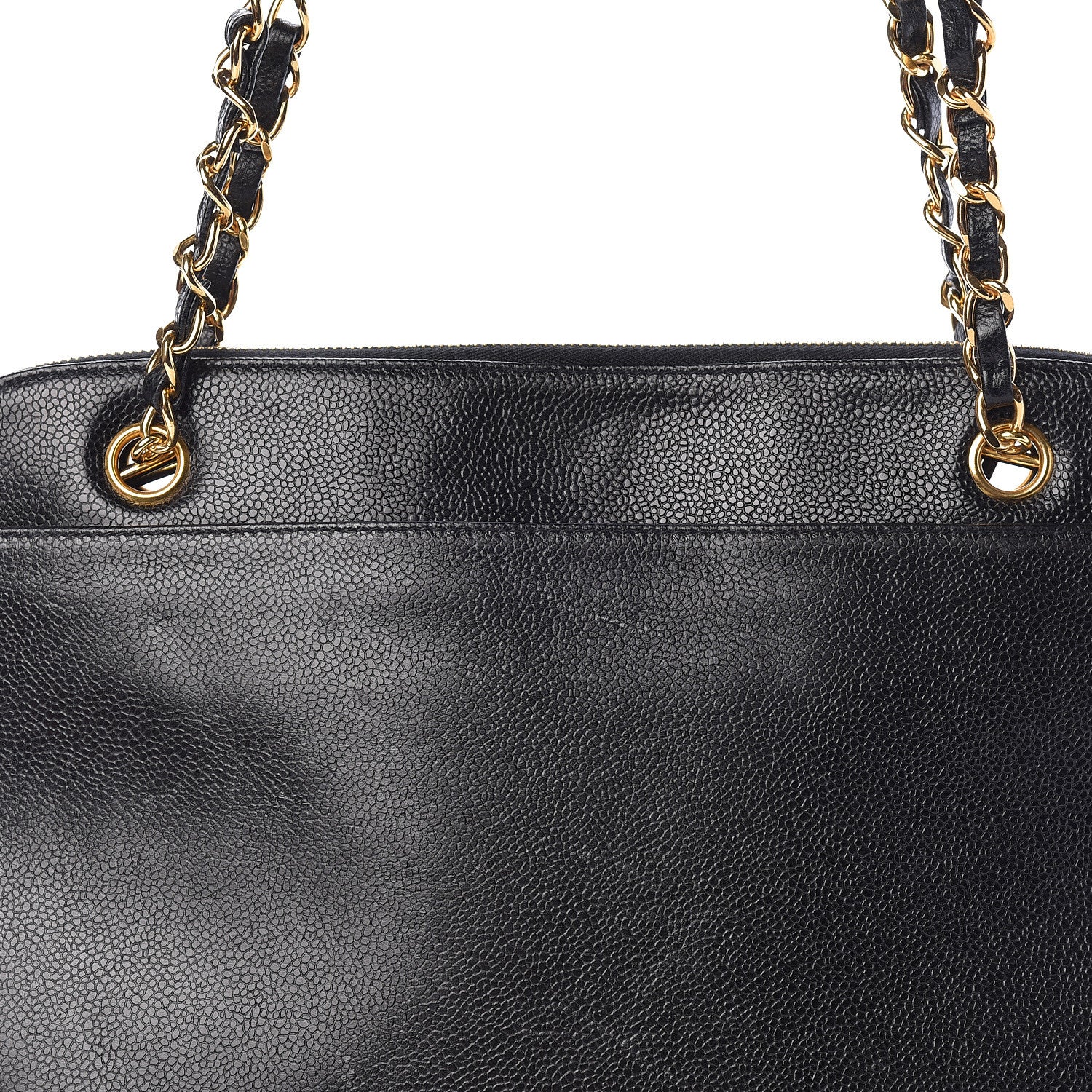 Chanel Caviar CC Shoulder Bag Black 8 of 13