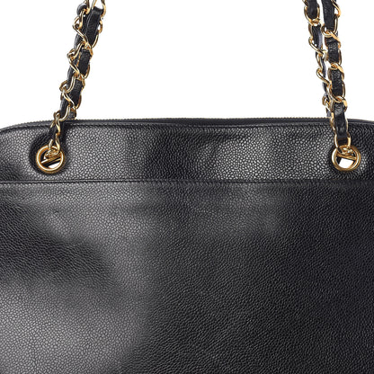 Chanel Caviar CC Shoulder Bag Black 8 of 13