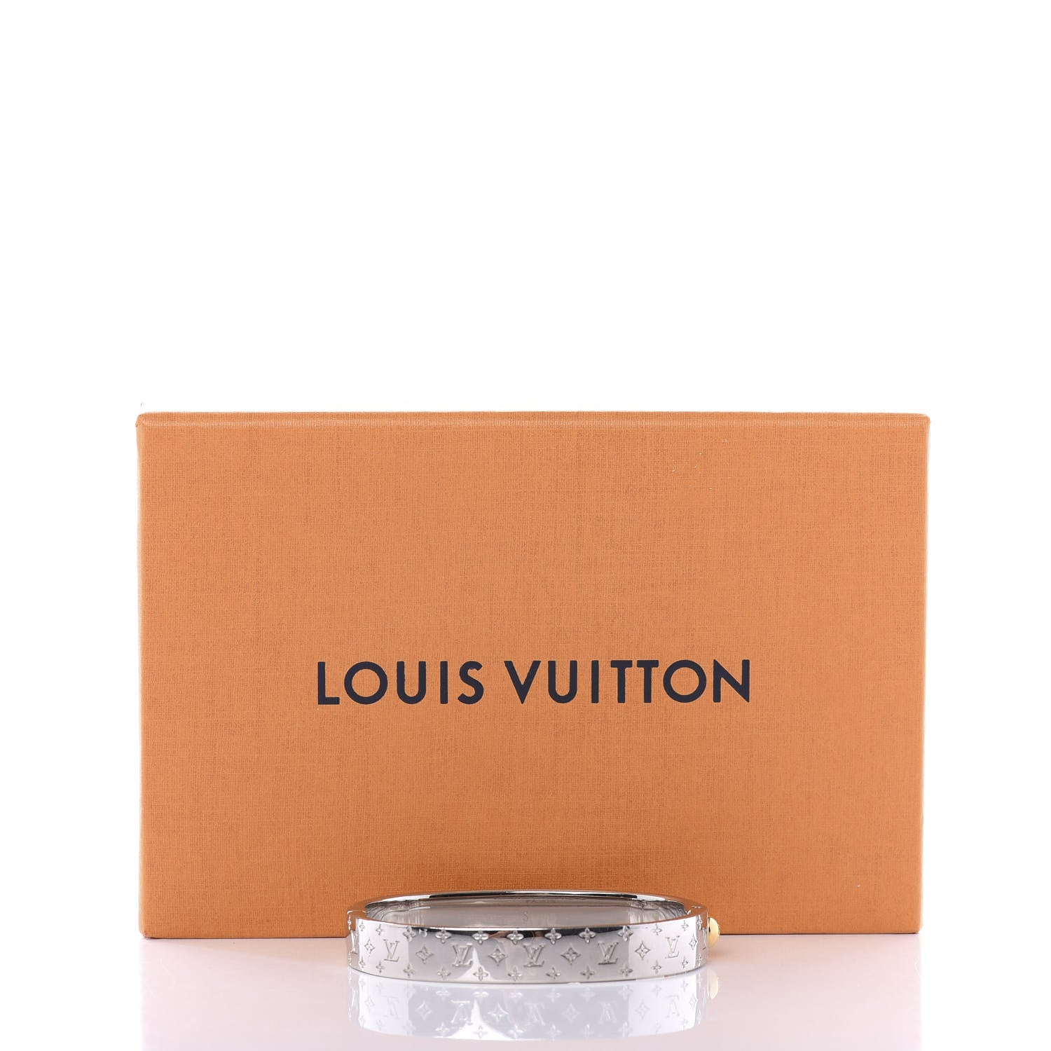Louis Vuitton Palladium Monogram Nanogram Cuff S 6 of 6