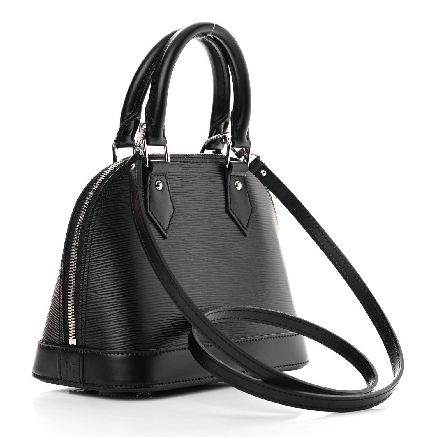 Louis Vuitton Epi Alma BB Black 3 of 11