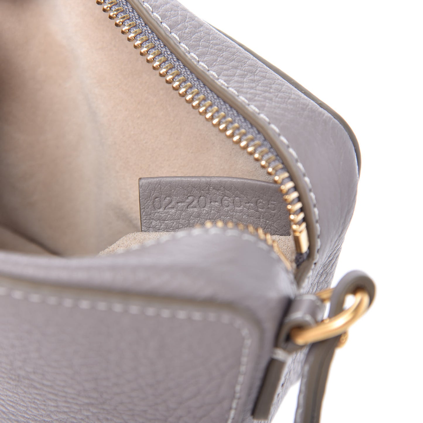 Calfskin Mini Marcie Crossbody Bag Cashmere Grey