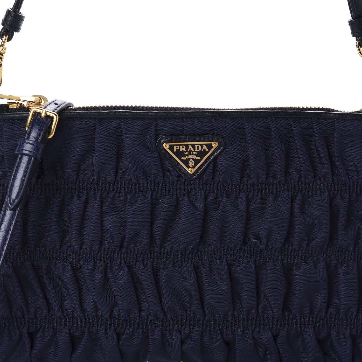 Prada Tessuto Nylon Gaufre Shoulder Bag Baltico 10 of 10