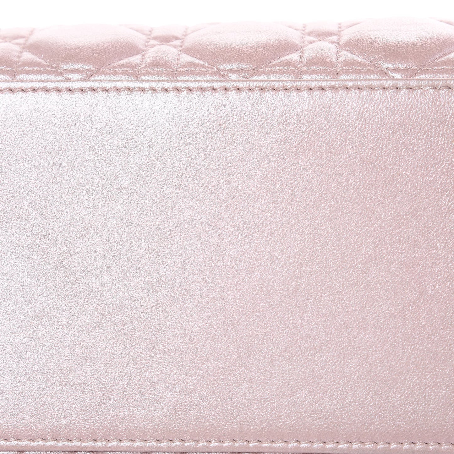 Pearly Lambskin Cannage Medium Lady Dior Lotus