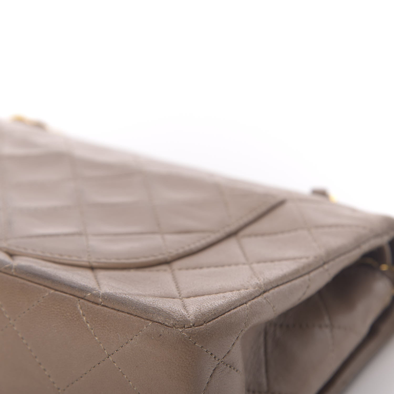 Chanel Lambskin Quilted Small Double Flap Beige 15 of 25