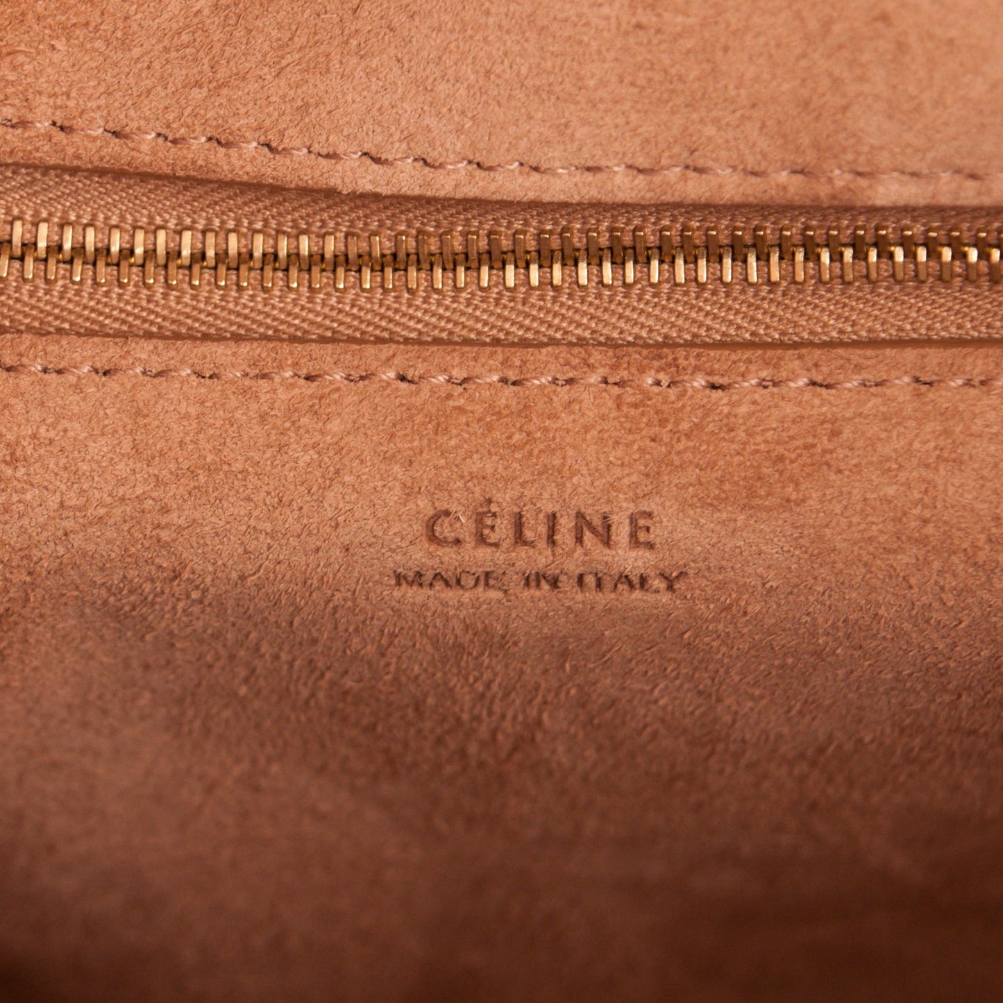 Natural Calfskin Sangle Bucket Bag Light Camel