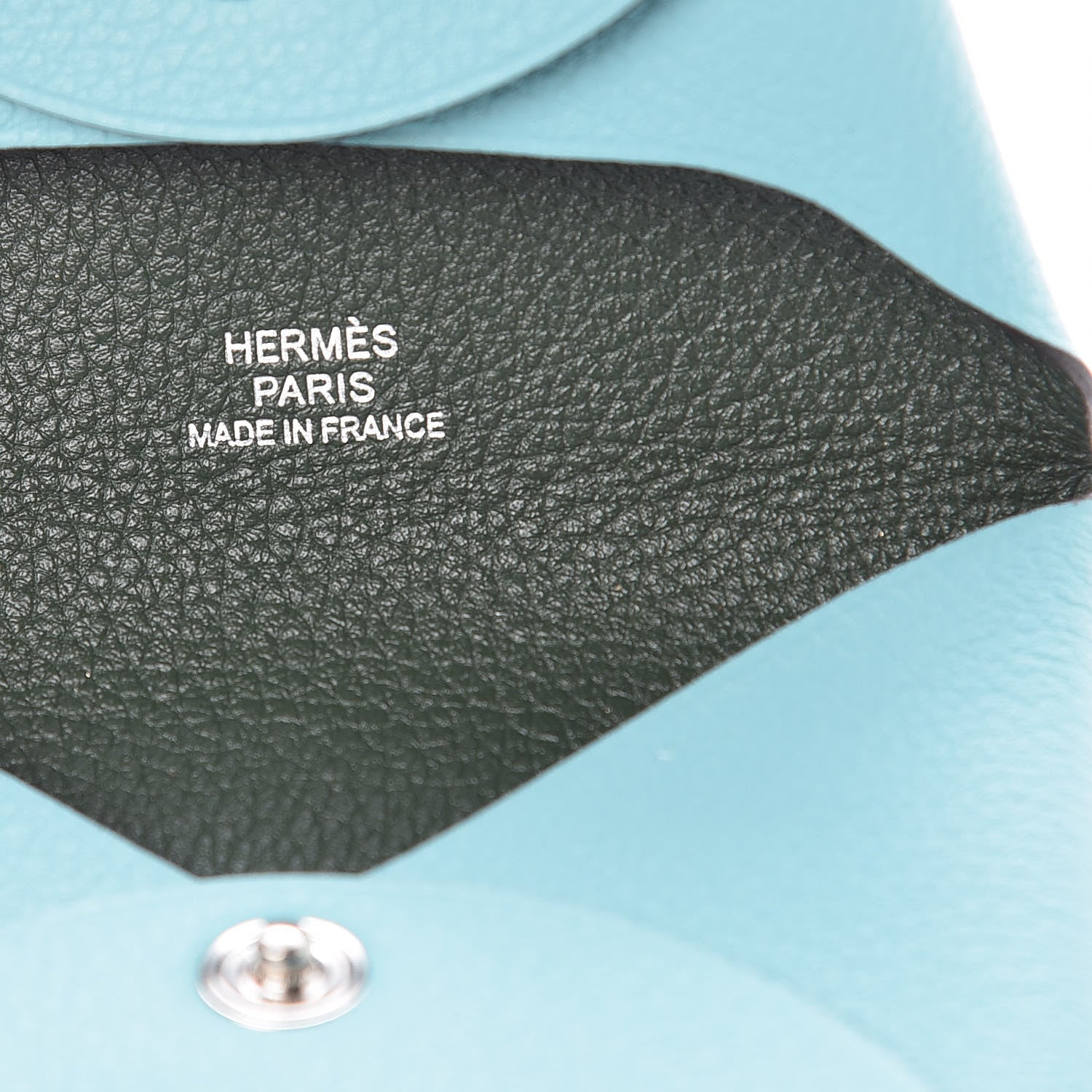 Hermes Evercolor Bastia Coin Purse Bleu Atoll 5 of 7
