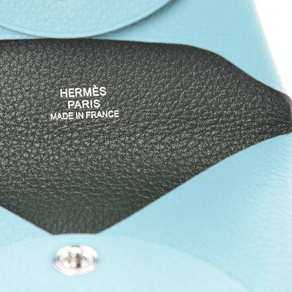 Hermes Evercolor Bastia Coin Purse Bleu Atoll 5 of 7