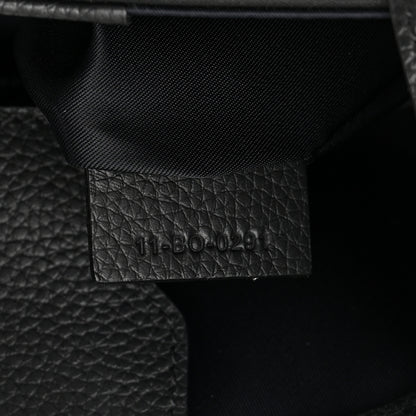 Christian Dior Nylon Grained Calfskin Saddle Tote Black 7 of 11