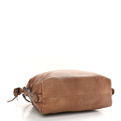 Gucci Calfskin Large Bamboo Bar Shoulder Bag Light Brown 4 of 13