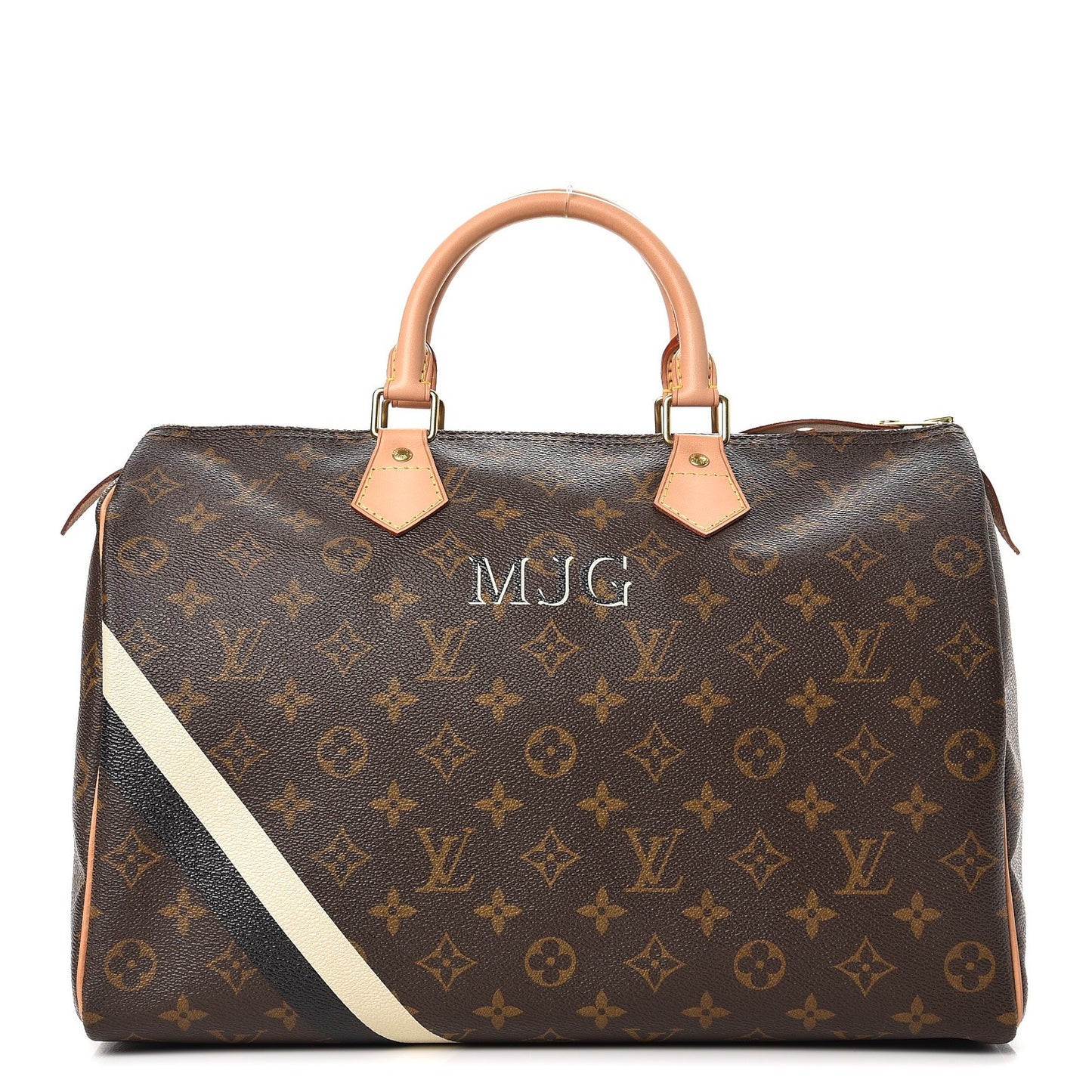 Monogram My LV Heritage Speedy 35 Black White