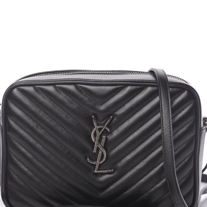 Saint Laurent Calfskin Matelasse Monogram Lou Camera Bag Black 10 of 10