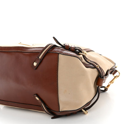 Burberry Canvas Calfskin Canterbury Tote 10 of 12
