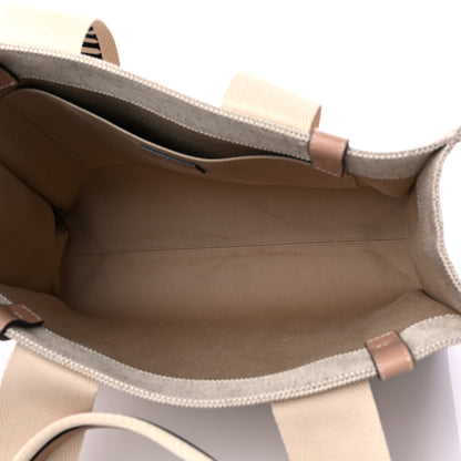 Chloe Cotton Calfskin Medium Woody Ribbon Tote Biscotti Beige 5 of 12