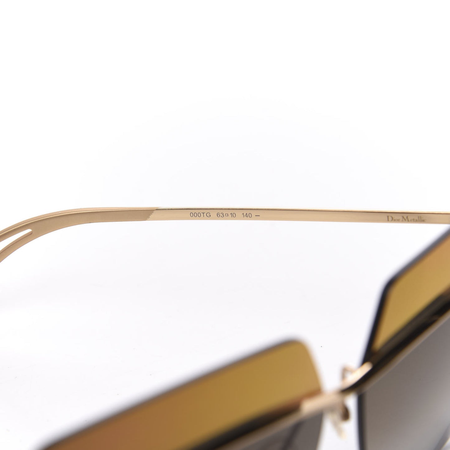 Metal DiorMetallic Sunglasses Grey Copper