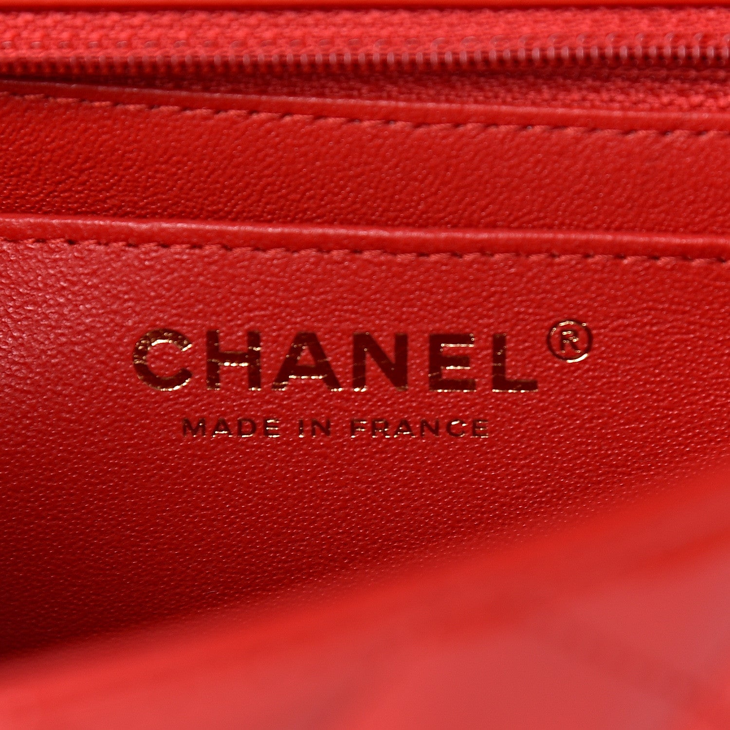 Chanel Patent Calfskin Quilted Mini Rectangular Flap Red 9 of 11