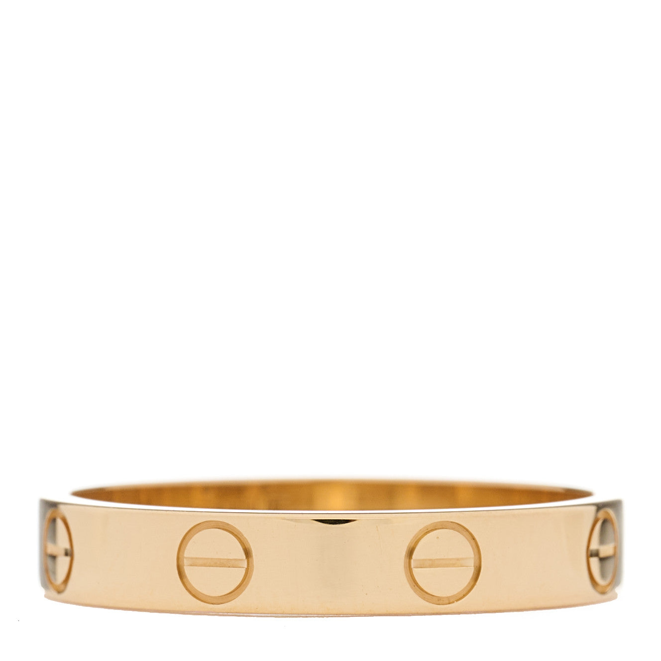Cartier 18K Yellow Gold 3.5mm LOVE Wedding Band Ring 58 8.25 3 of 4