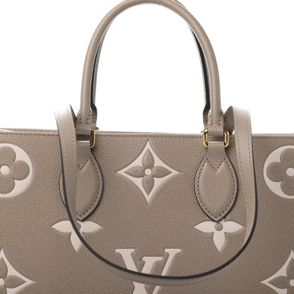 Louis Vuitton Empreinte Monogram Giant Onthego MM Tourterelle Creme 11 of 11