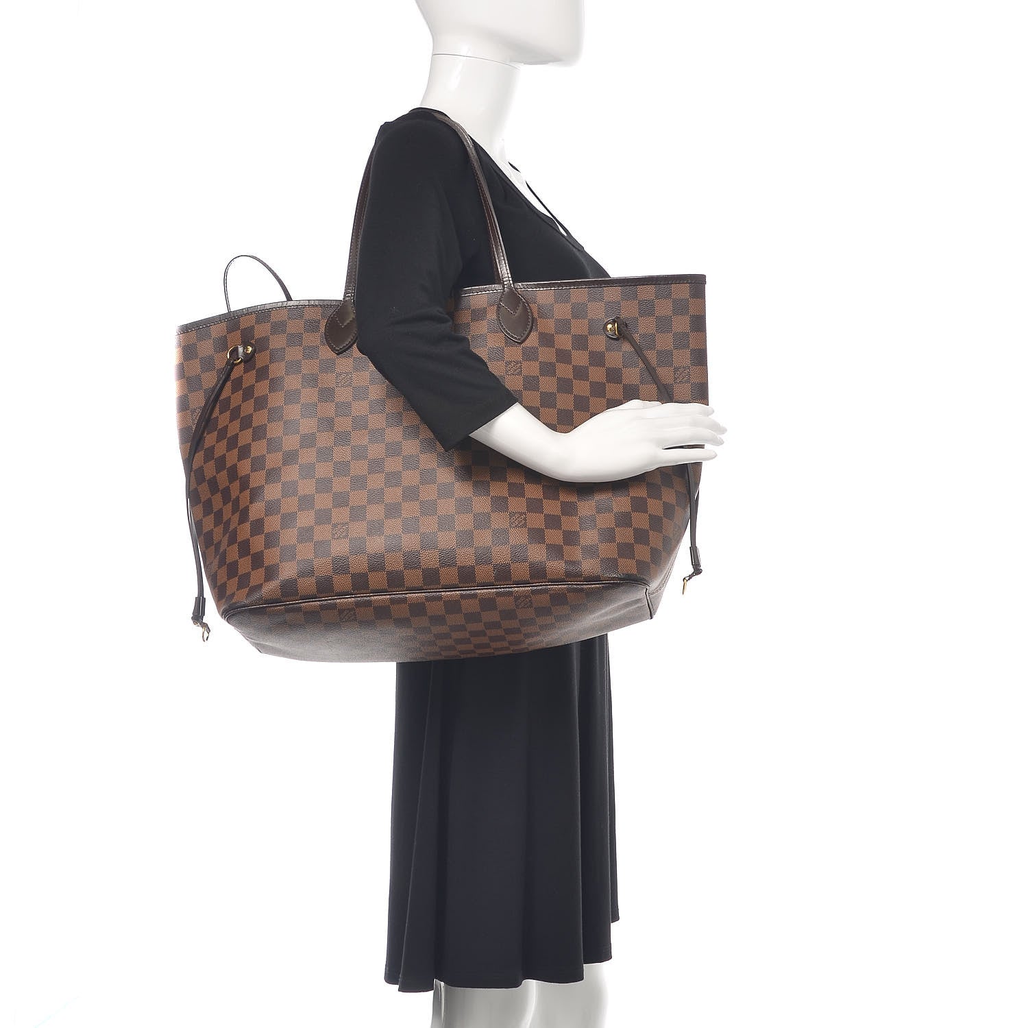 Louis Vuitton Damier Ebene Neo Neverfull GM 2 of 17