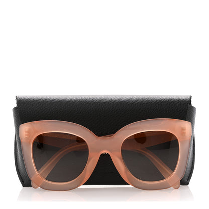 Celine Oversized Round Sunglasses CL4005FN Peach 8 of 8