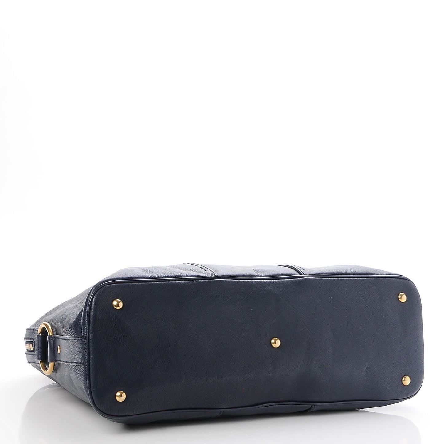 Calfskin Oversized Muse Navy Blue