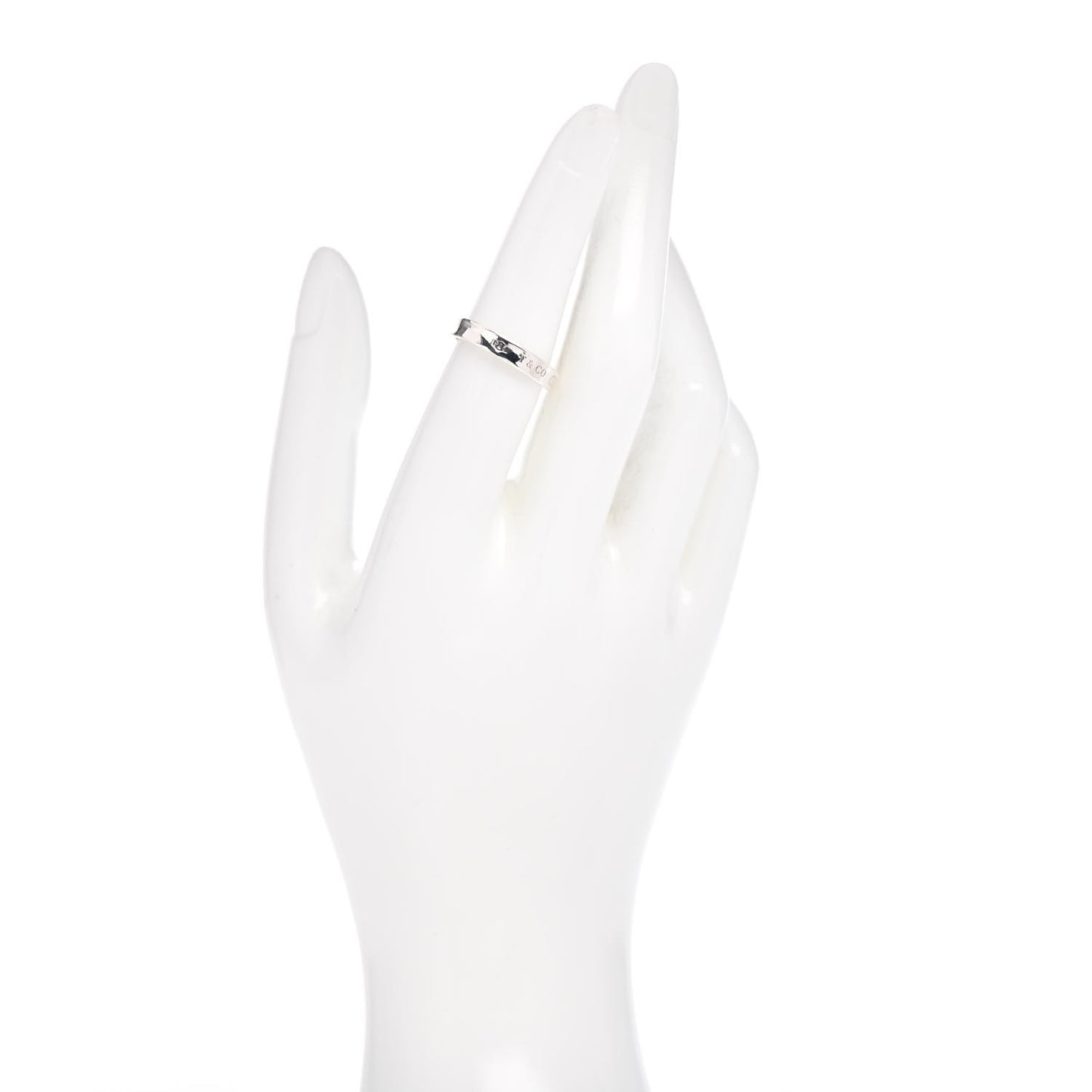 Sterling Silver Narrow 1837 Band Ring 53 6.25