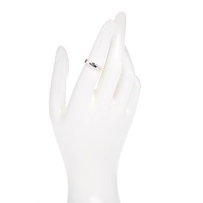 Tiffany Sterling Silver Narrow 1837 Band Ring 53 6.25 2 of 4
