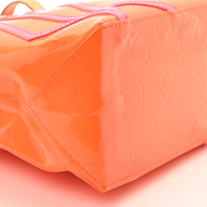 Louis Vuitton Vernis Fluo Reade PM Orange 9 of 10