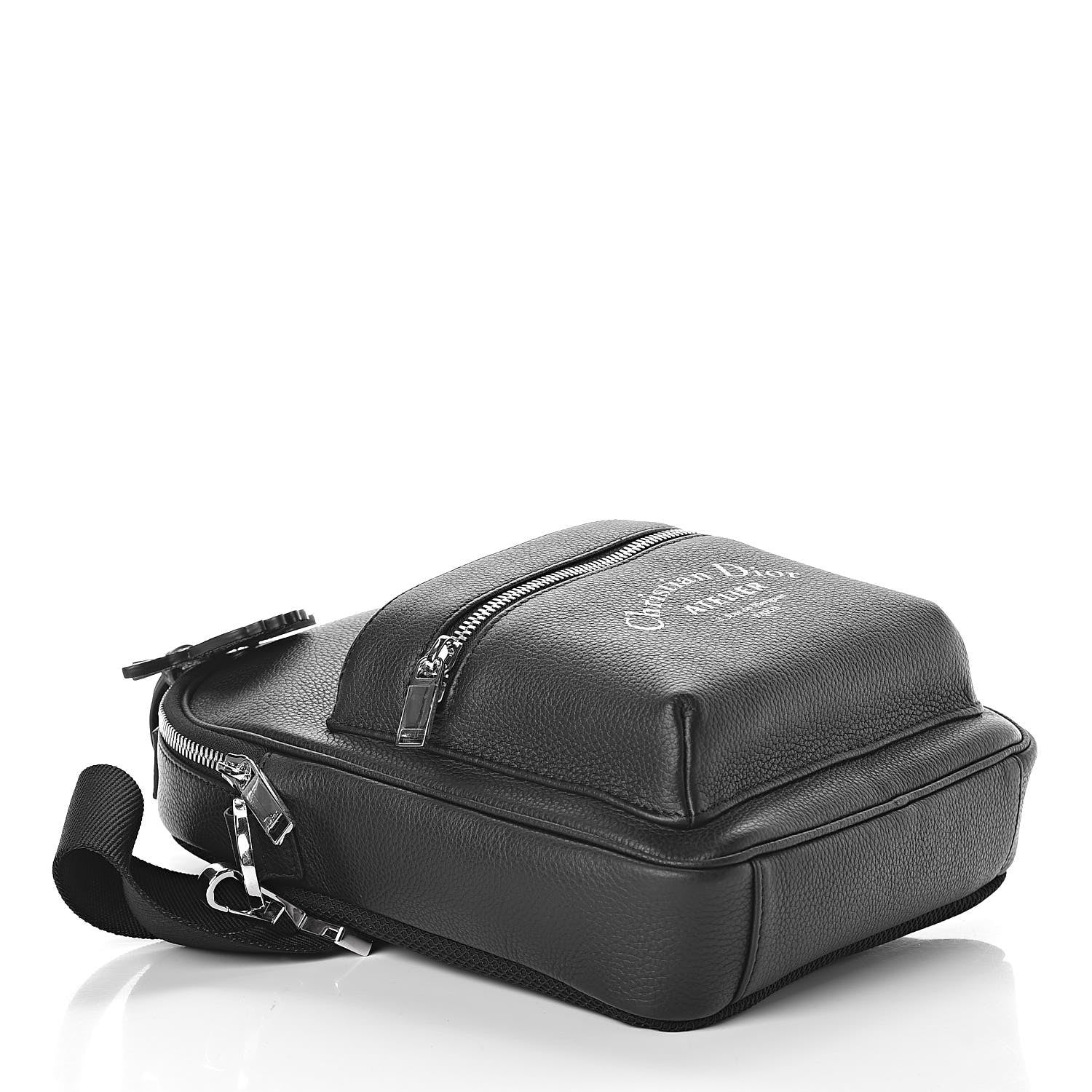 christian dior homme grained calfskin mini rider backpack black Christian Dior Grained Calfskin Mini Rider Backpack Black 445450 –  FASHIONPHILE