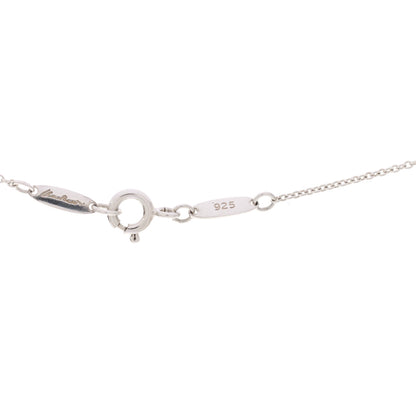 Tiffany Sterling Silver Elsa Peretti Infinity Cross Pendant Necklace 5 of 6