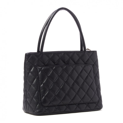 Chanel Caviar Quilted Medallion Tote Black 3 of 10