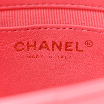 Chanel Lambskin Quilted Mini Funky Town Flap Pink 6 of 13