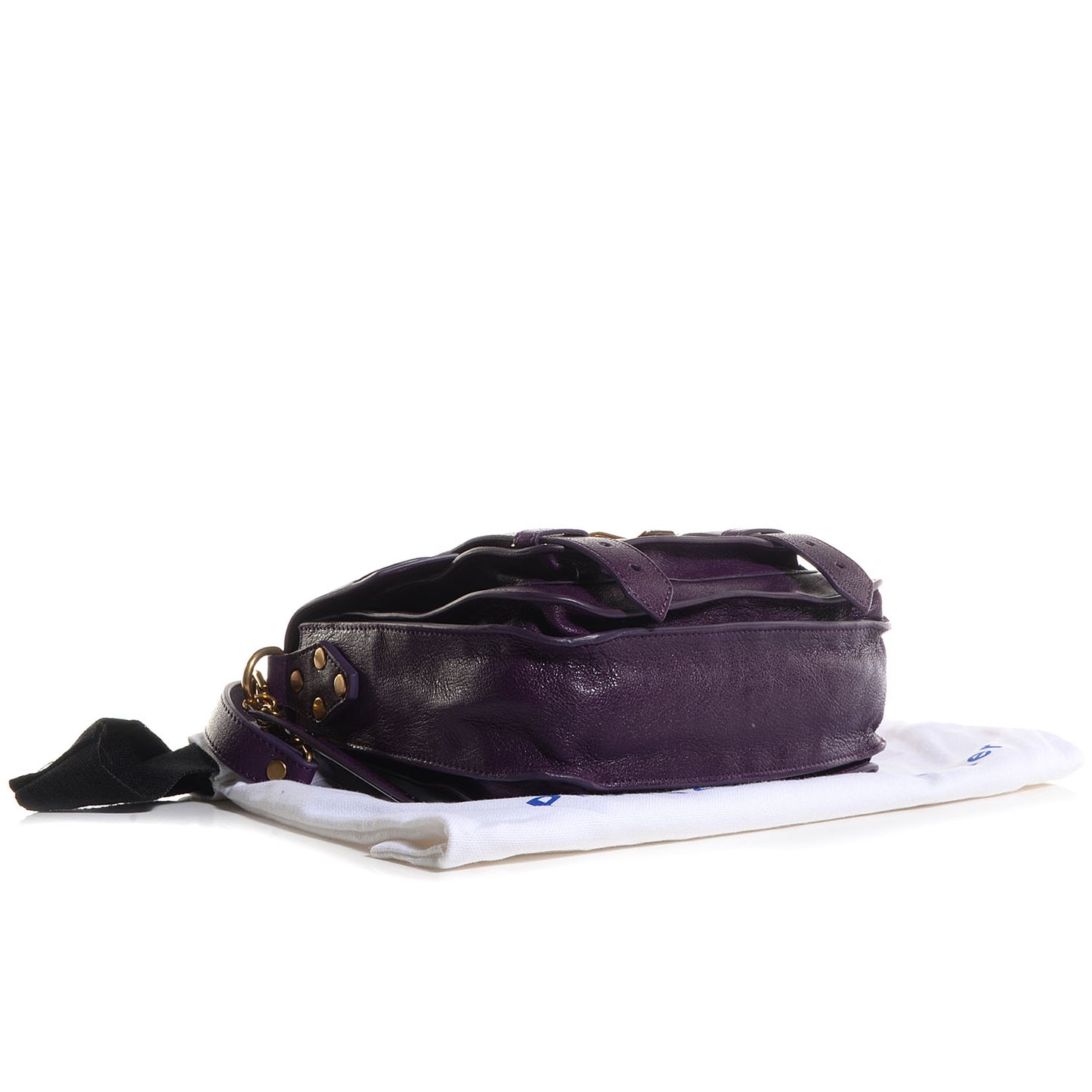 Leather PS1 Pouch Messenger Bag Grape Jam
