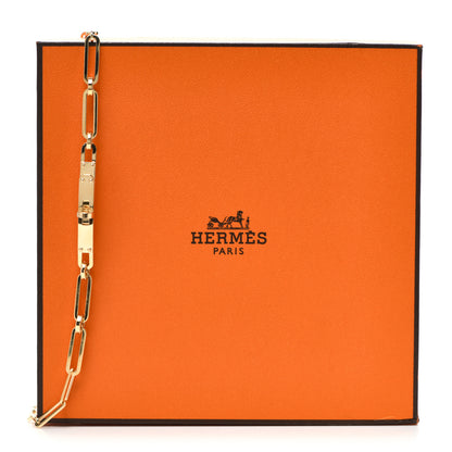 Hermes 18K Yellow Gold Kelly Chaine Choker Necklace 5 of 5