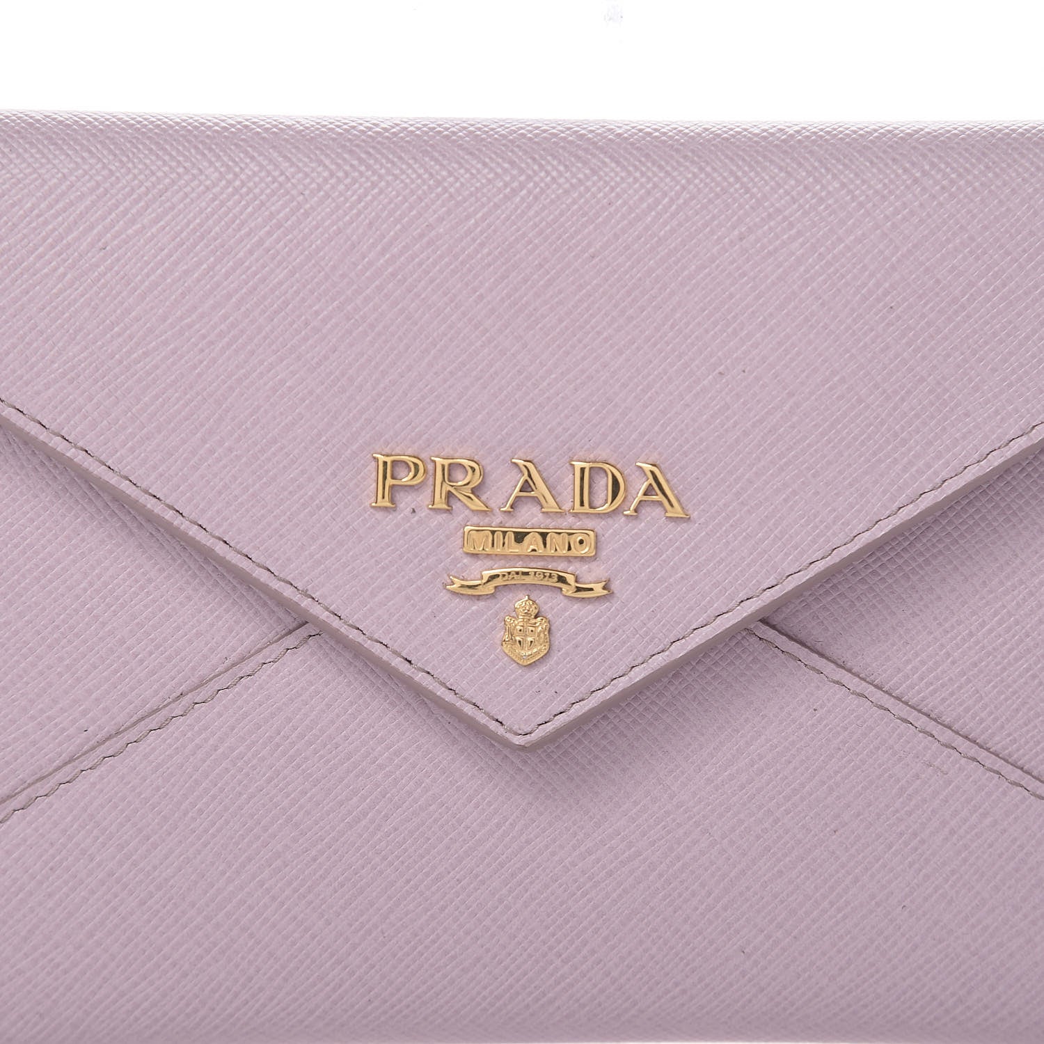 Prada Saffiano Metal Envelope Wallet Orchidea 8 of 8