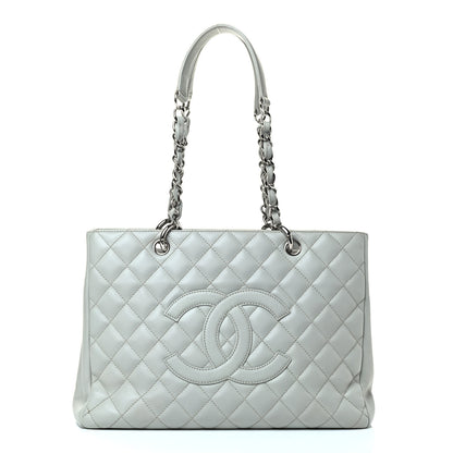 Chanel Caviar Quilted Grand Shopping Tote GST Grey 1 of 4