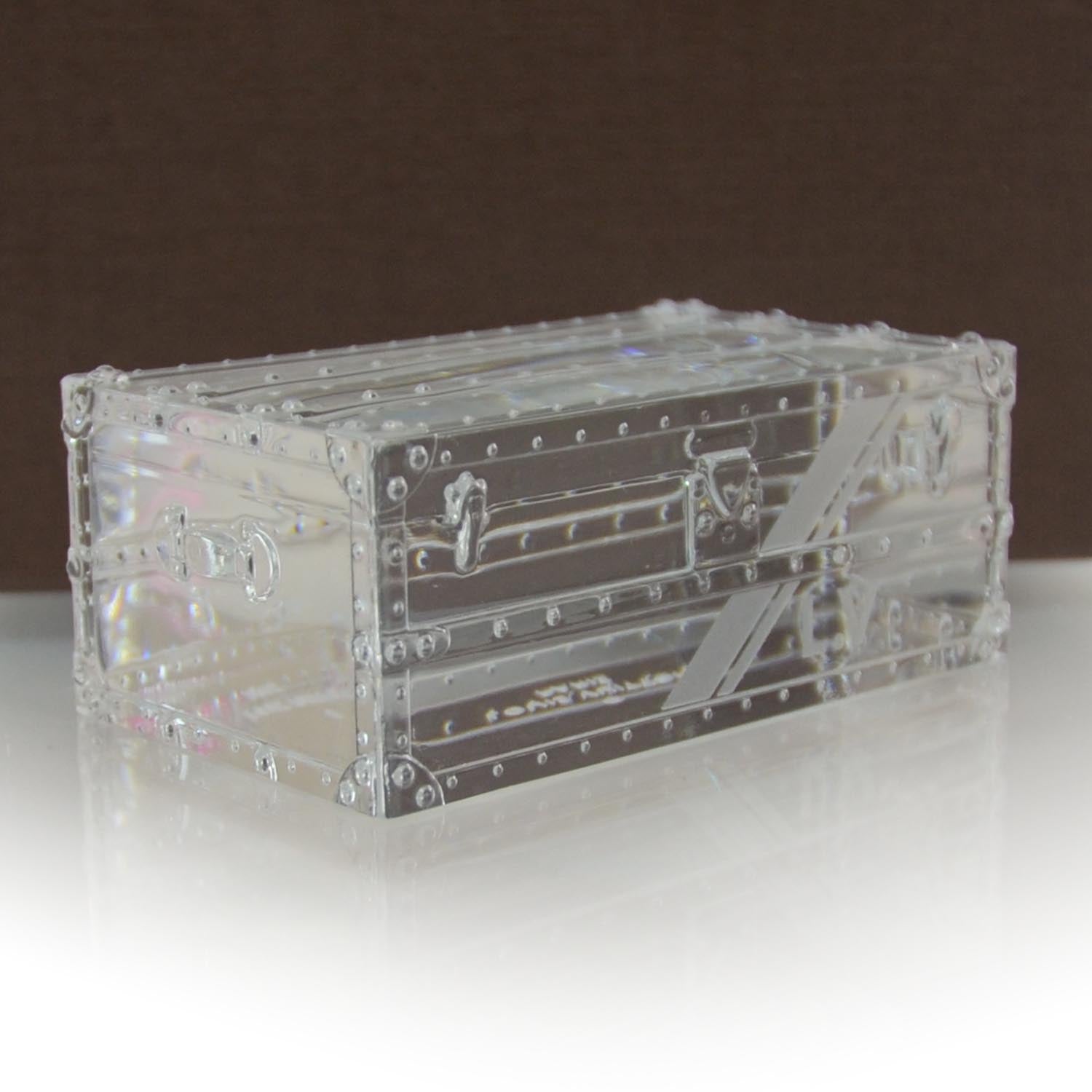 Louis Vuitton Crystal Trunk Paperweight 3 of 5