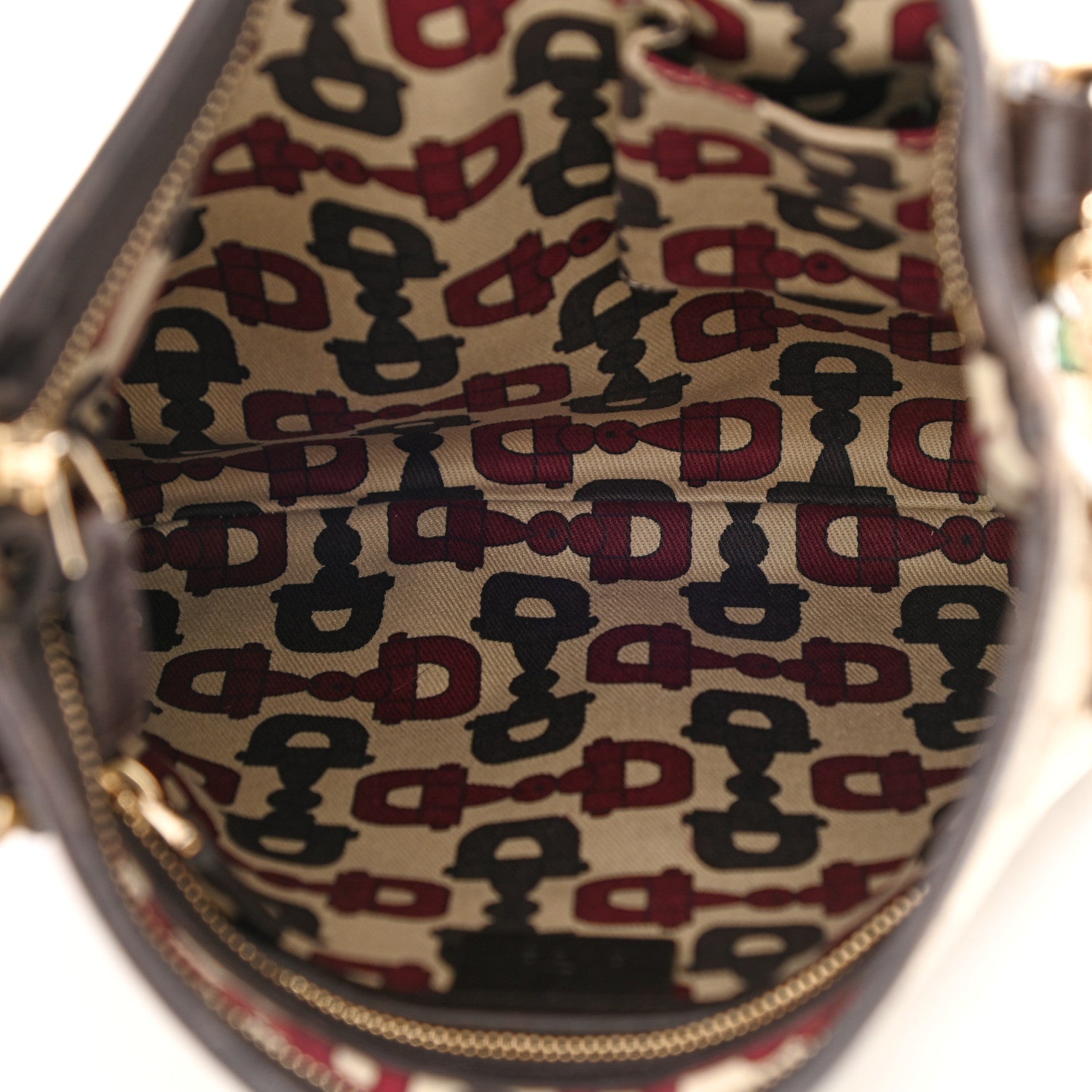 Gucci Monogram Web Jolicoeur Charms Messenger Dark Brown 5 of 11