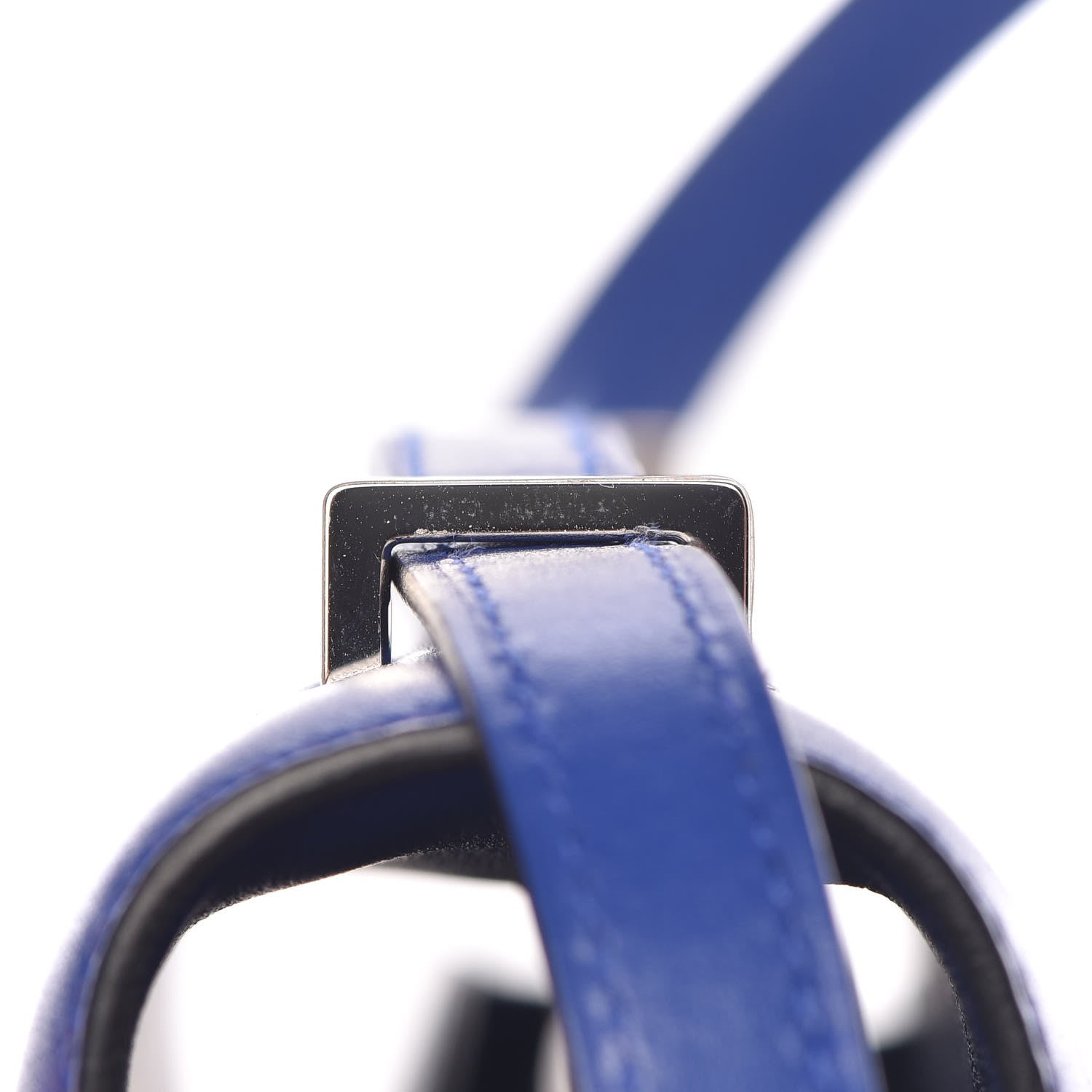 Hermes Tadelakt Constance 18 Bleu Electrique 18 of 19