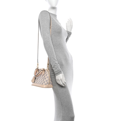 Louis Vuitton Damier Azur Braided Alma BB 2 of 12